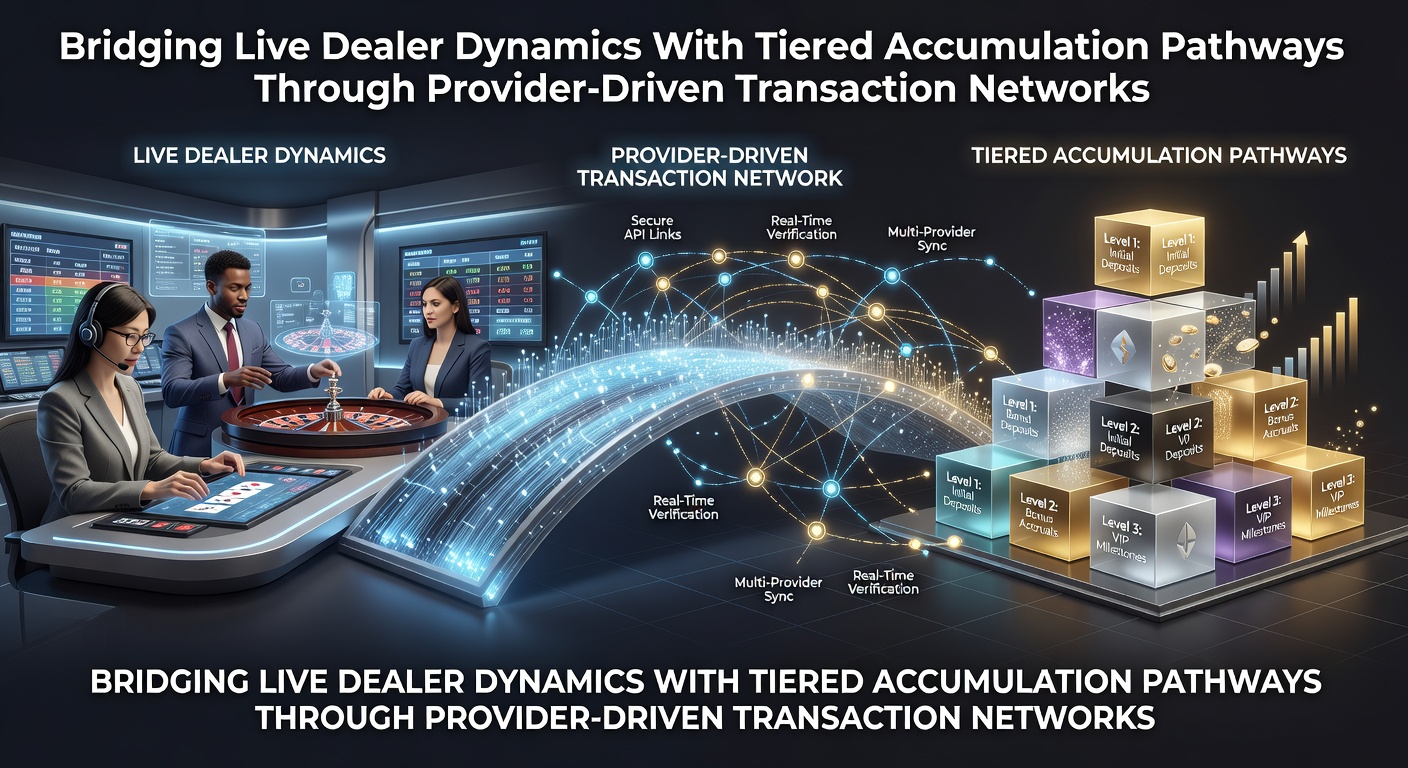 Live dealer studio setup integrated with digital transaction interfaces showing real-time player progression indicators