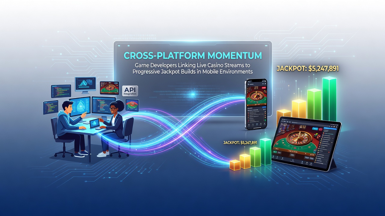 Game developers integrating live casino streams with mobile progressive jackpot interfaces on multiple devices