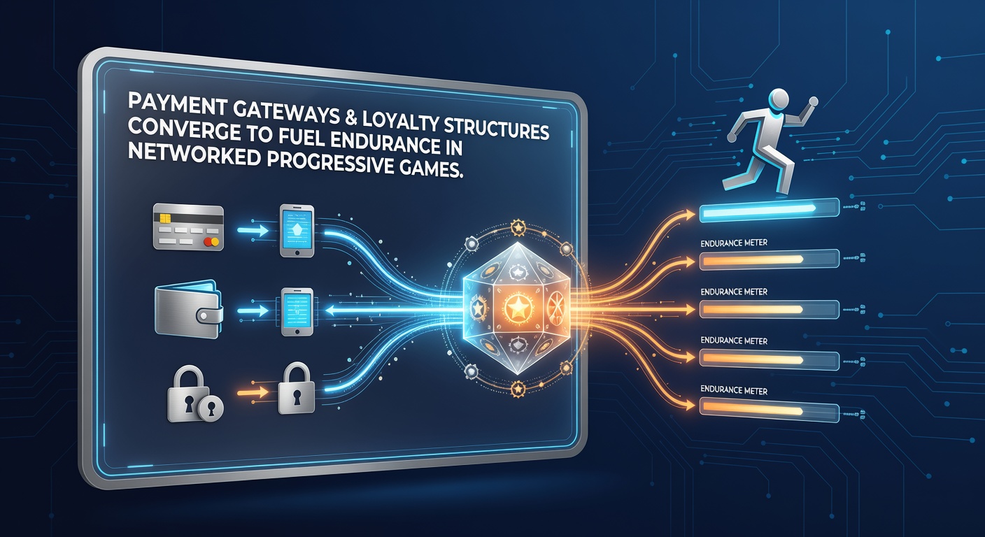 Diagram showing loyalty points and payment flows across mobile, tablet, and desktop progressive gaming interfaces
