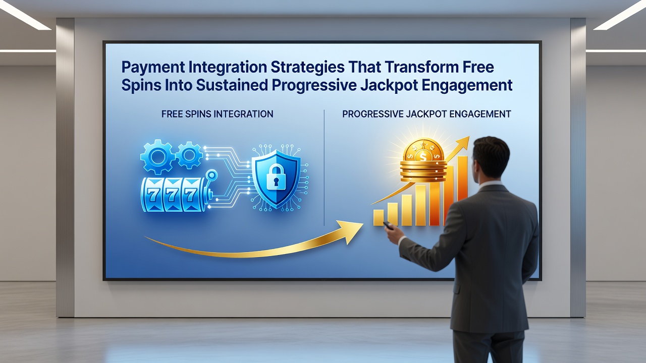 High-tier player interface displaying connected payment streams feeding into live progressive jackpot displays during extended free spin sequences