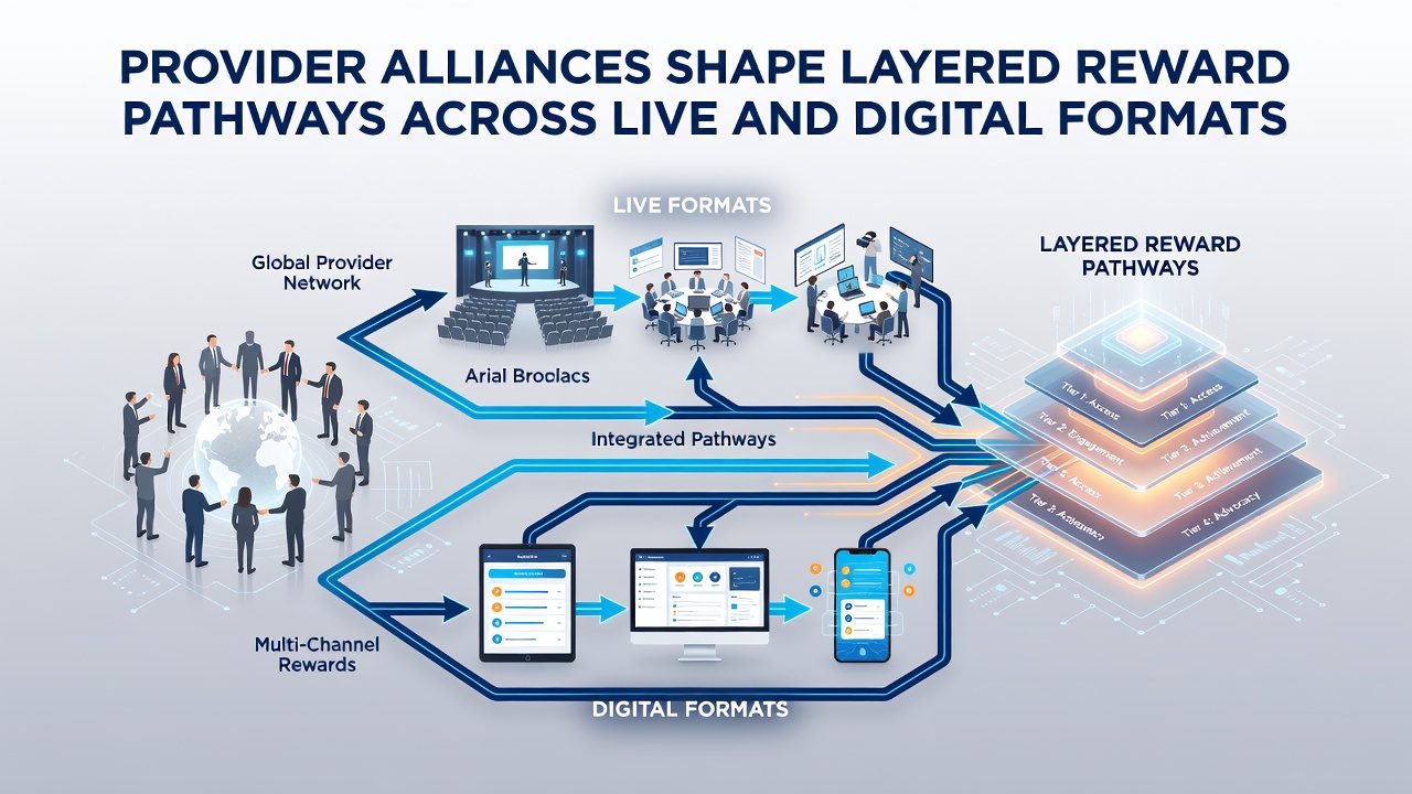 Gaming providers collaborating on integrated reward structures across live and digital platforms