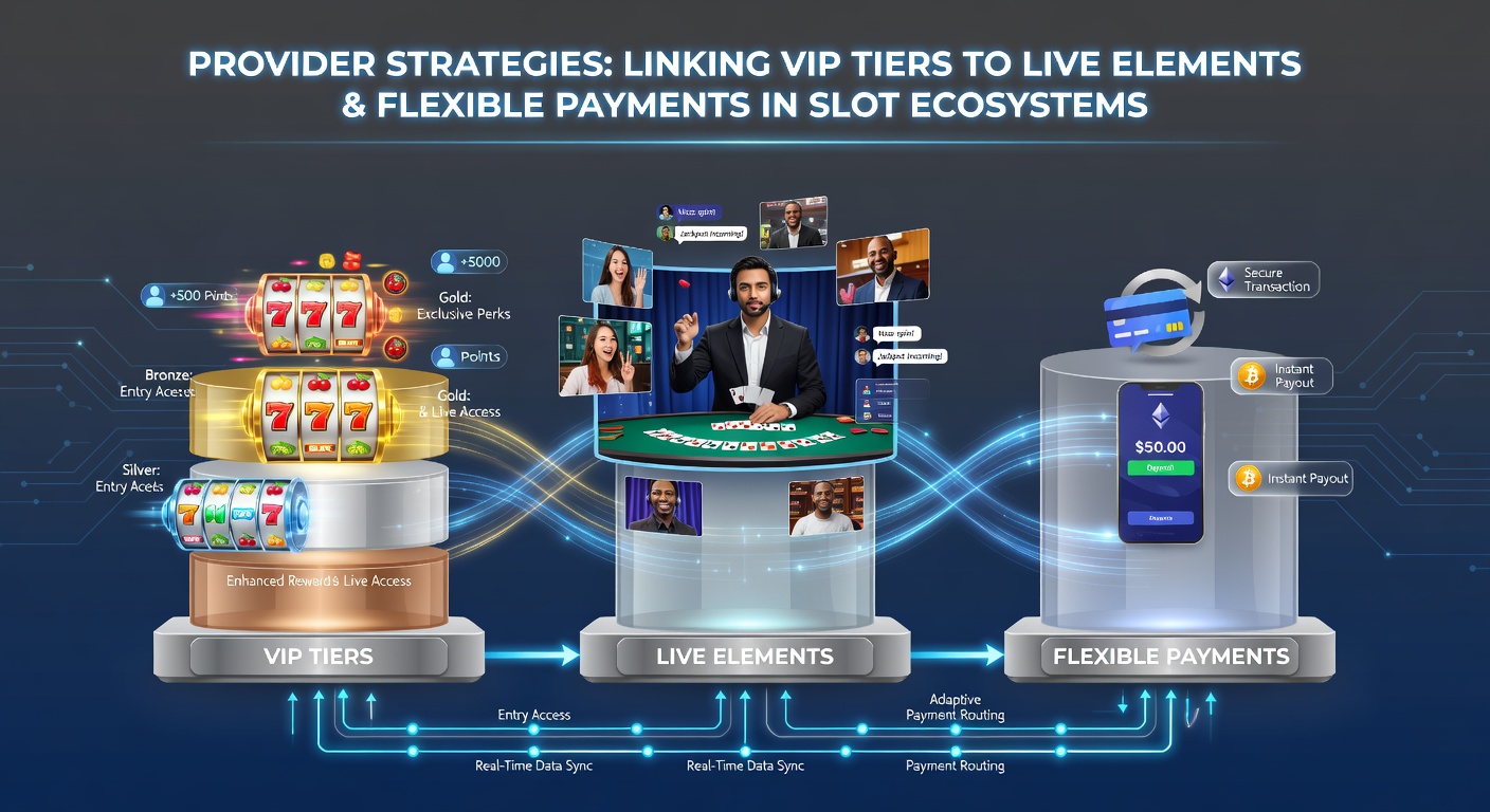 Slot providers connecting VIP tiers with live dealer elements and adaptable payment systems in modern gaming platforms