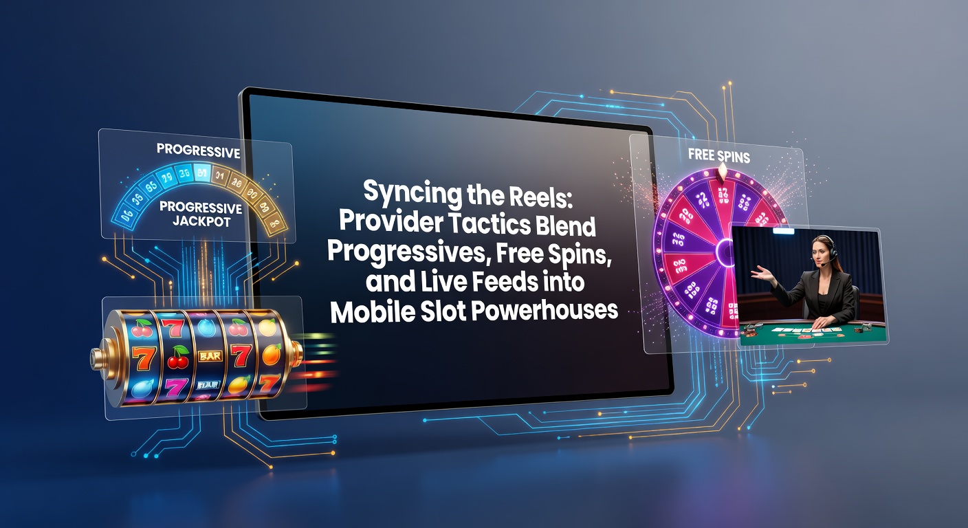 Dynamic mobile slot interface showing progressive jackpot meter climbing alongside free spin counters and live stream overlays